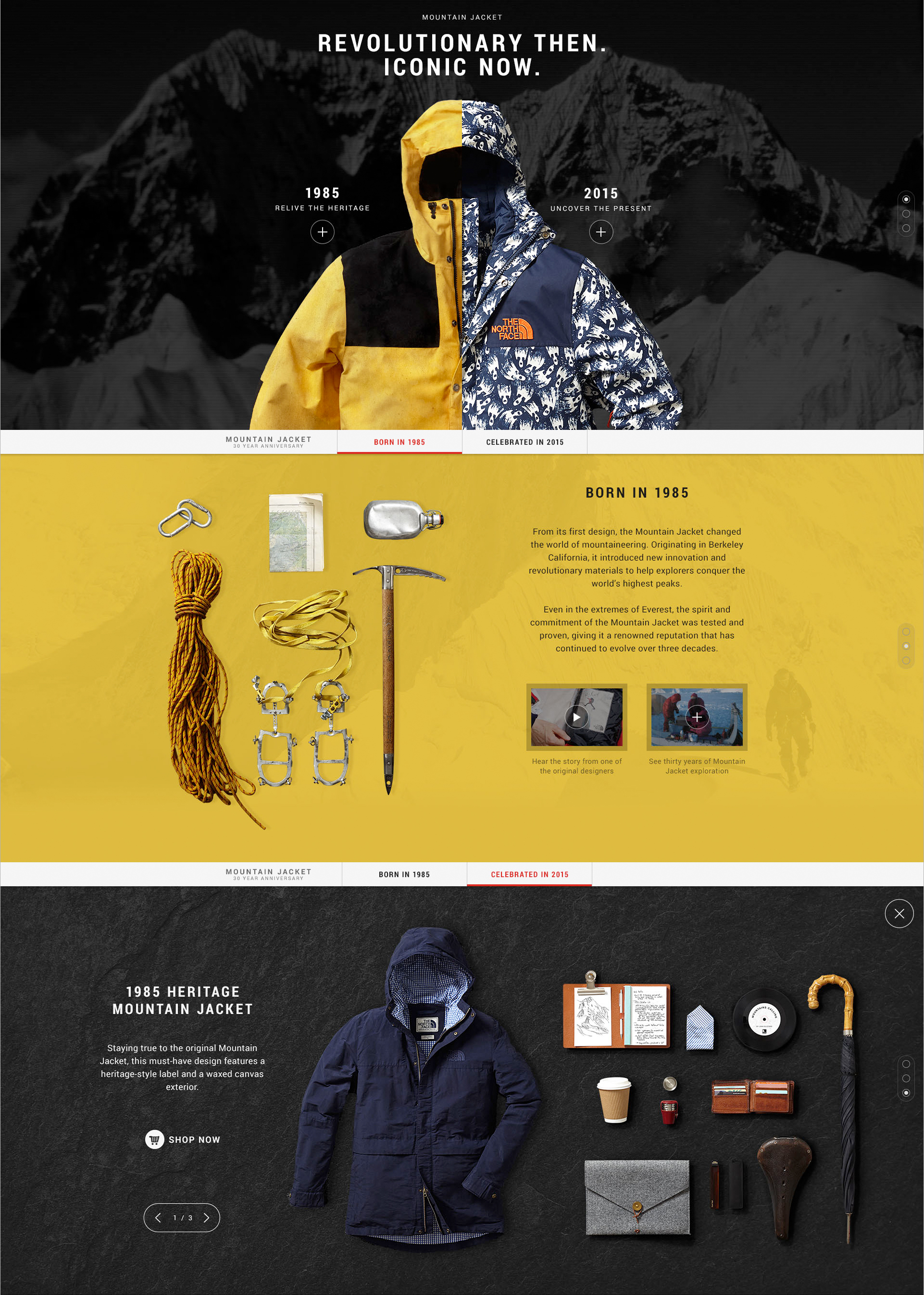 The North Face Heritage Jacket – Microsite